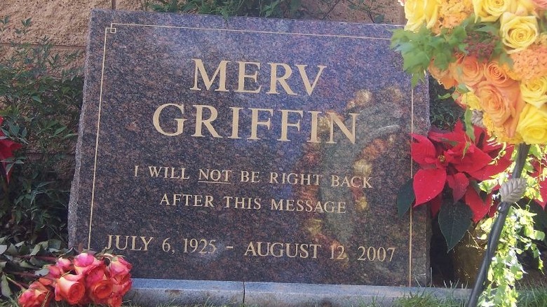 Merv Griffin headstone