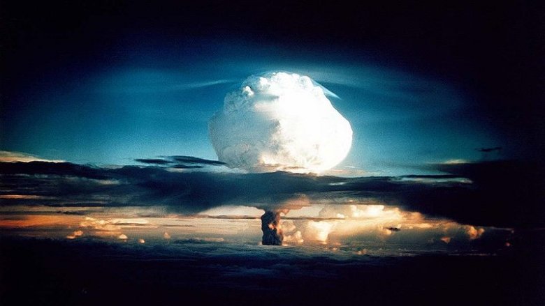 Nuclear bomb explosion