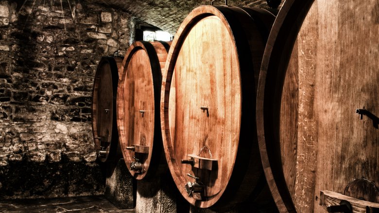 wine barrels