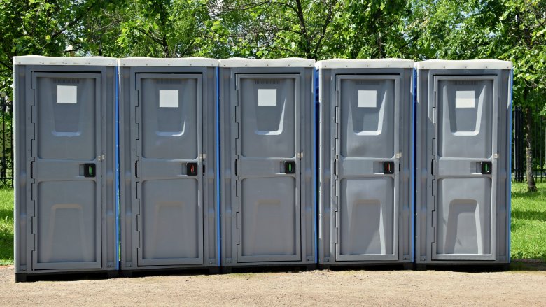 porta potties