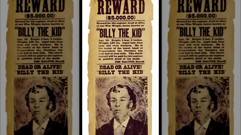 wanted poster for Billy the Kid