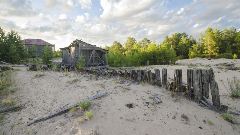 remains of mudyug island camp