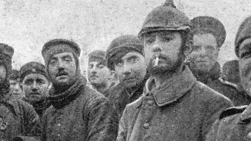 Soldiers during the Christmas Truce World War I