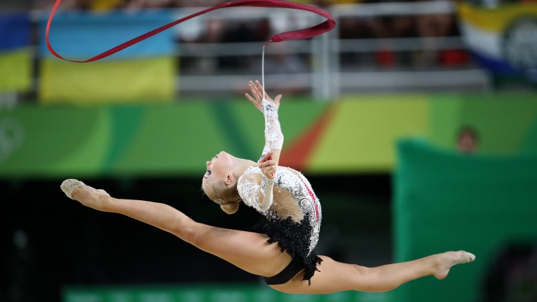 female gymnast costume