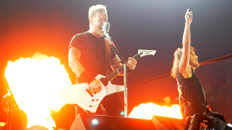 James Hetfield fire