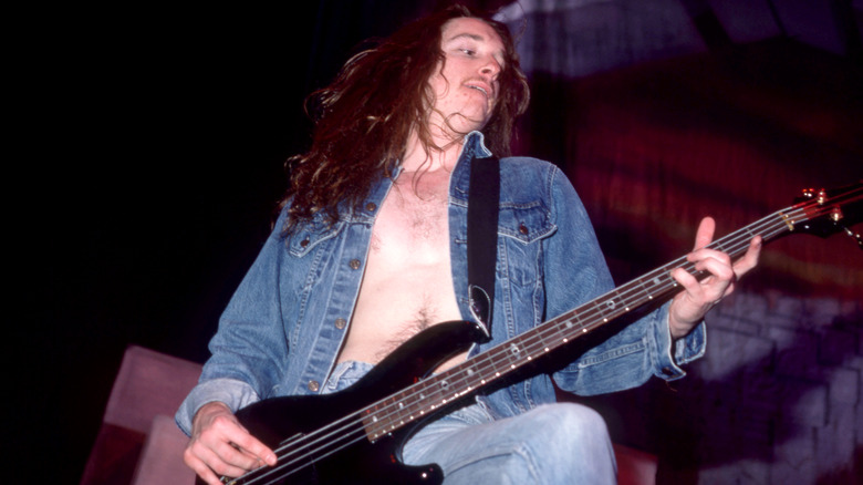 Cliff Burton playing bass