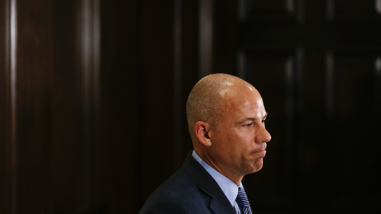 Michael Avenatti pursing lips