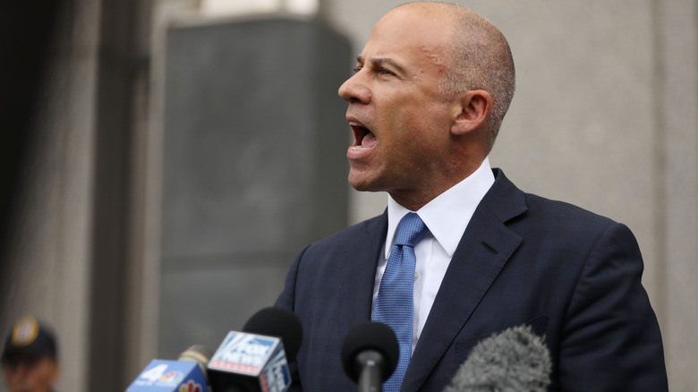 Michael Avenatti mouth open