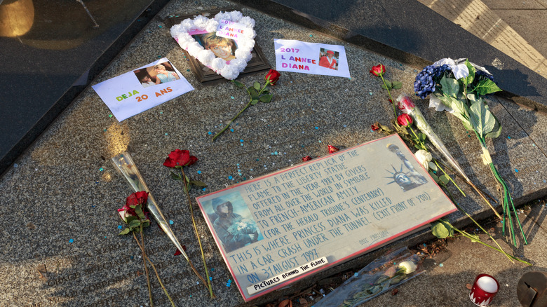 Princess Diana memorial in Paris