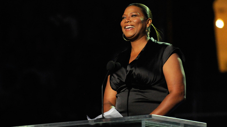 Queen Latifah speaking at Michael Jackson's memorial