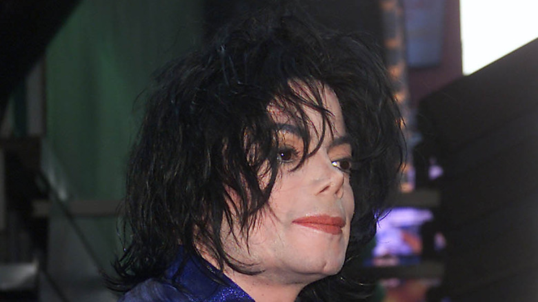 Michael Jackson's face