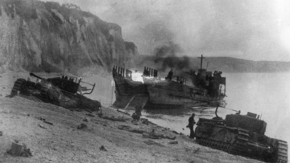 Captured British forces at Dieppe