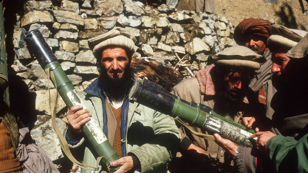Mujahideen in afghanistan circa 1988