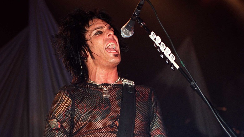 Nikki Sixx performing