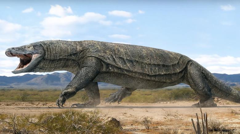 Megalania Conceptulization Rendering