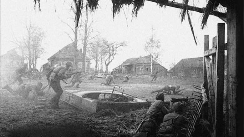 The Red Army in action near Moscow