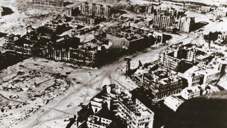 the ruins of Stalingrad