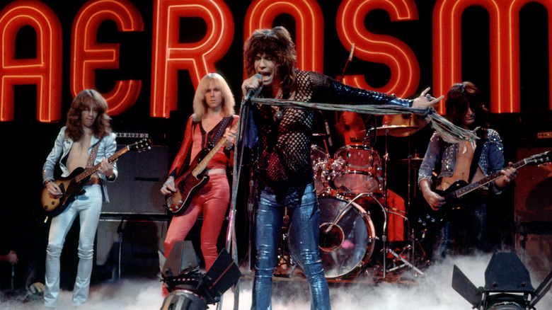 Aerosmith performs in the '70s