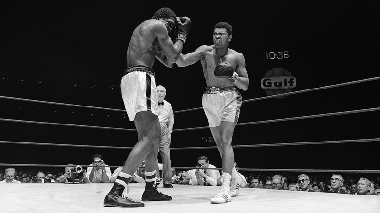 Muhammad Ali fighting Ernie Terrell