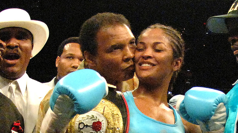 Muhammad Ali with Laila