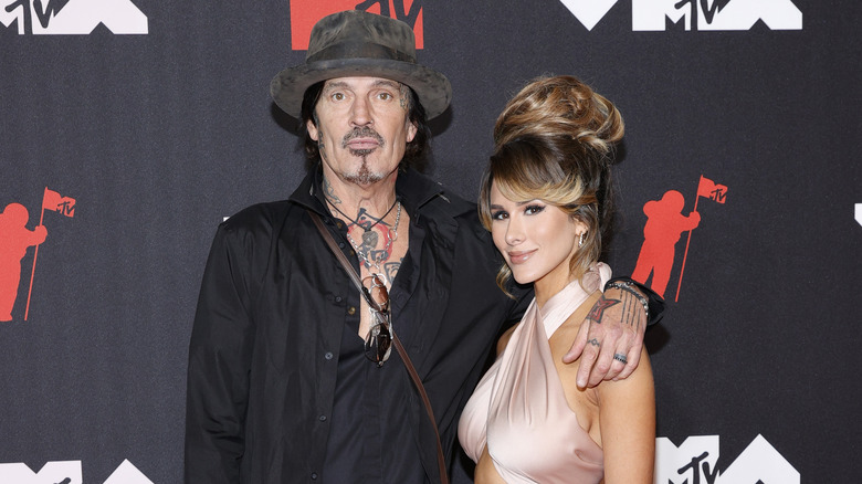 Tommy Lee and Brittany Furlan at MTV VMAs