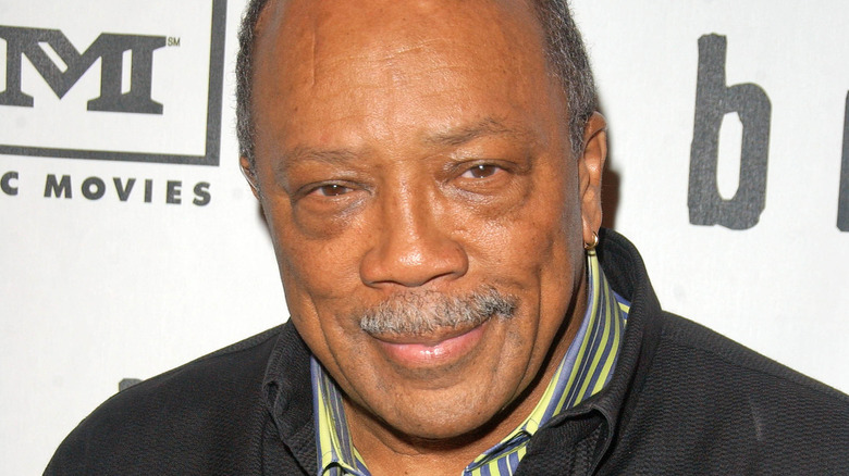 Quincy Jones grinning