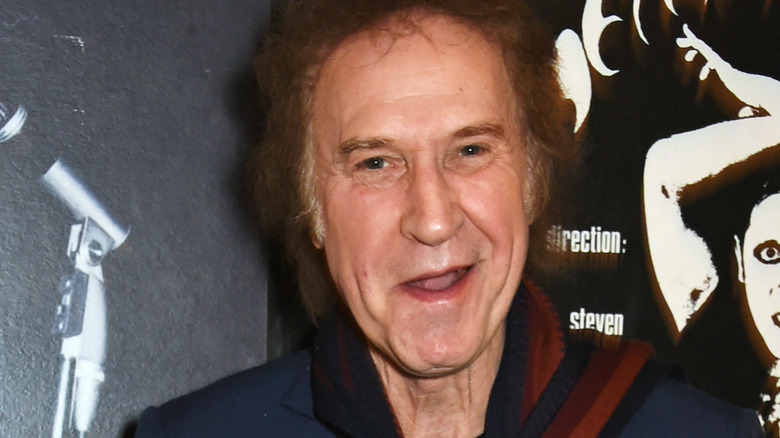 Ray Davies laughing on red carpet