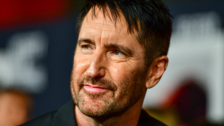 Trent Reznor smirking portrait