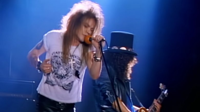 Guns N' Roses in "Welcome to the Jungle"