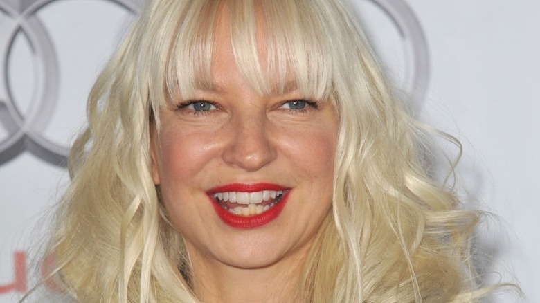 Sia smiling face close-up