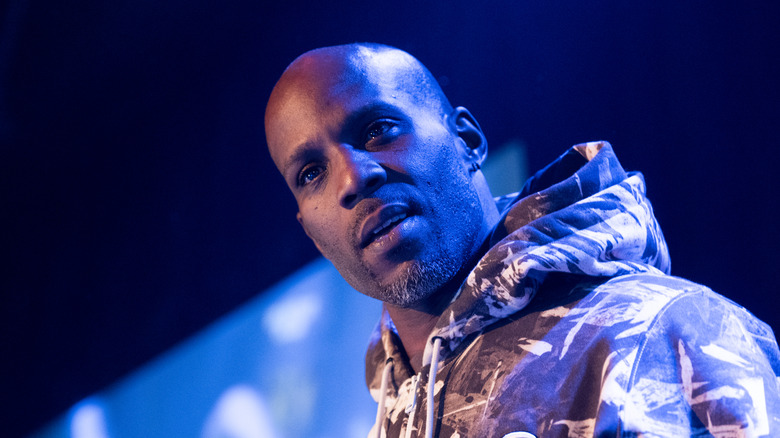 DMX performs in concert