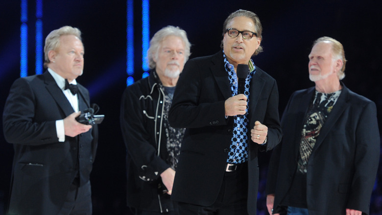 Members of Bachman-Turner Overdrive accepting a Juno Award in 2015