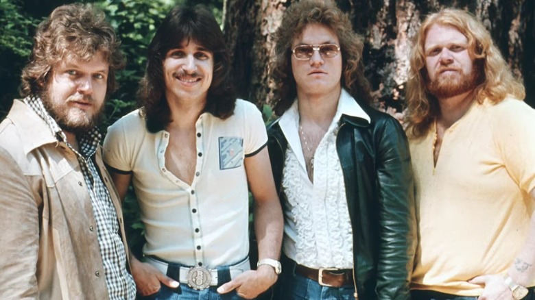 Bachman-Turner Overdrive posing for a photo