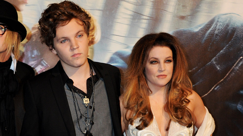 Benjamin Keough and Lisa Marie Presley