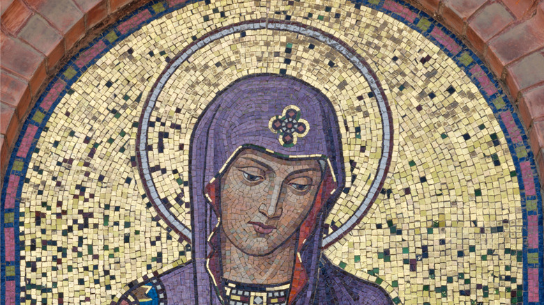 mosaic of mary magdalene