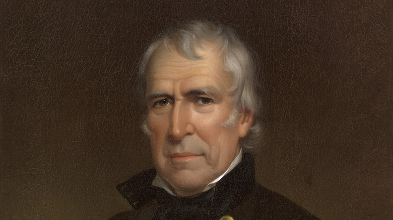 Zachary Taylor high black collar portrait