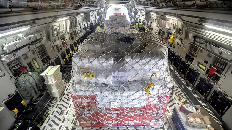 Tongan relief shipment from Australia