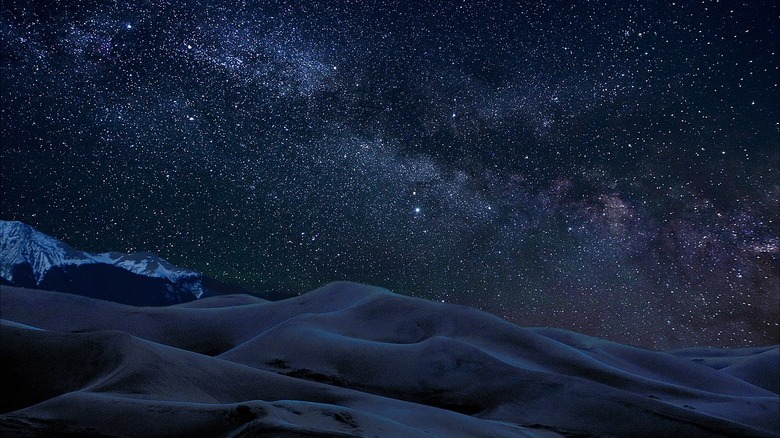 Milky Way over dunes in Great Sand Dunes National Park, Colorado, United States