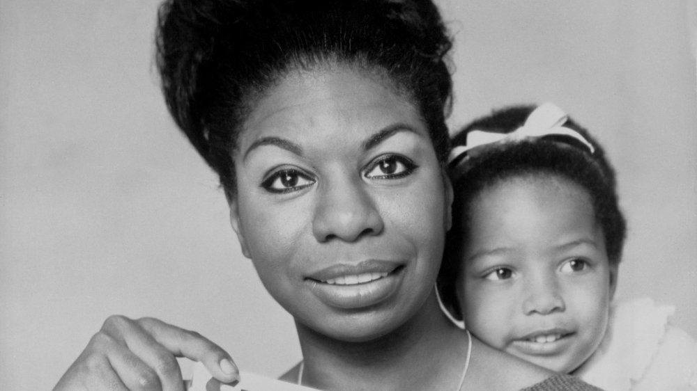 Nina Simone and her daughter Lisa