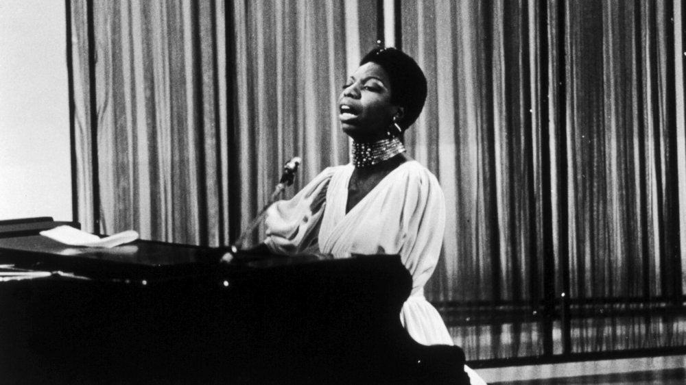 Nina Simone performing for television