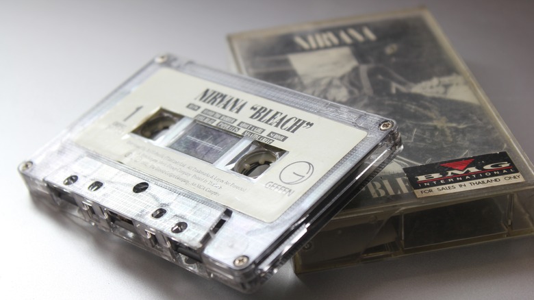 Nirvana's Bleach on cassette