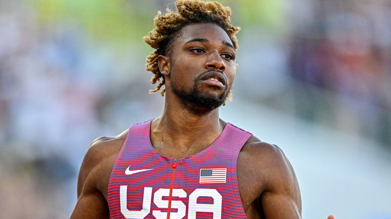 Noah Lyles running