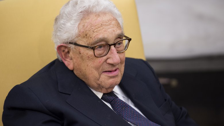 Henry Kissinger smiling