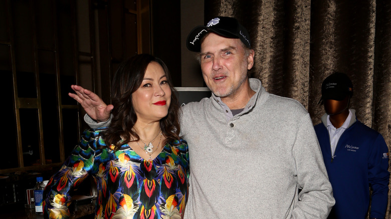 Norm Macdonald with Jennifer Tilly