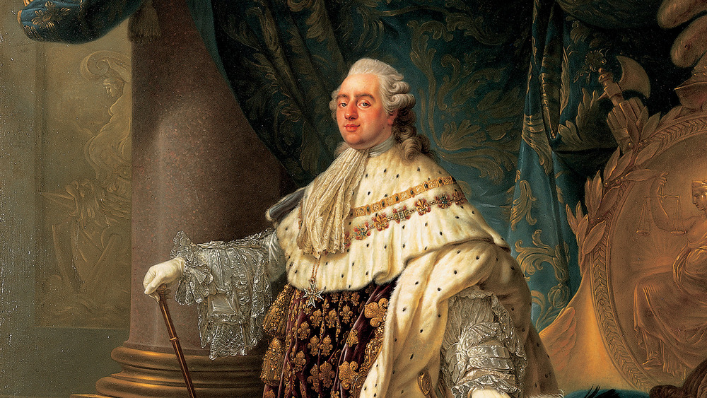 Louis XVI at his coronation