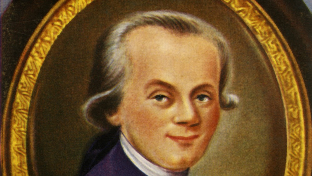 portrait of Robespierre smiling 