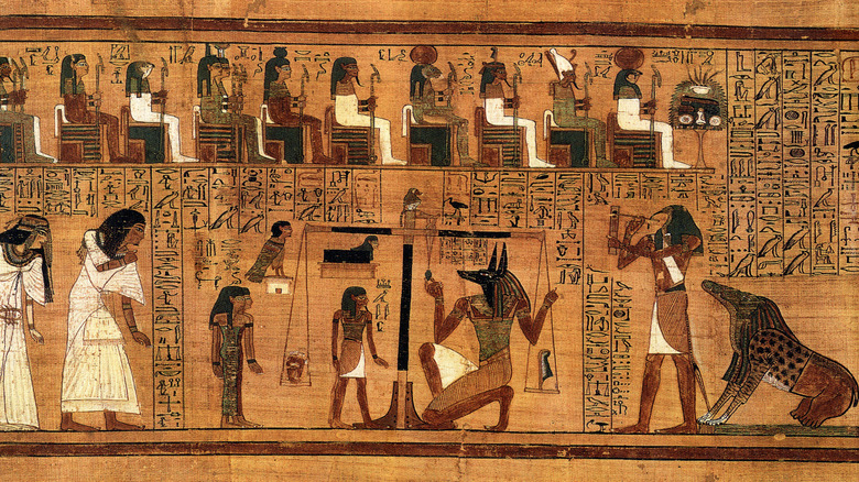 The Weighing of the Heart from the Book of the Dead of Ani