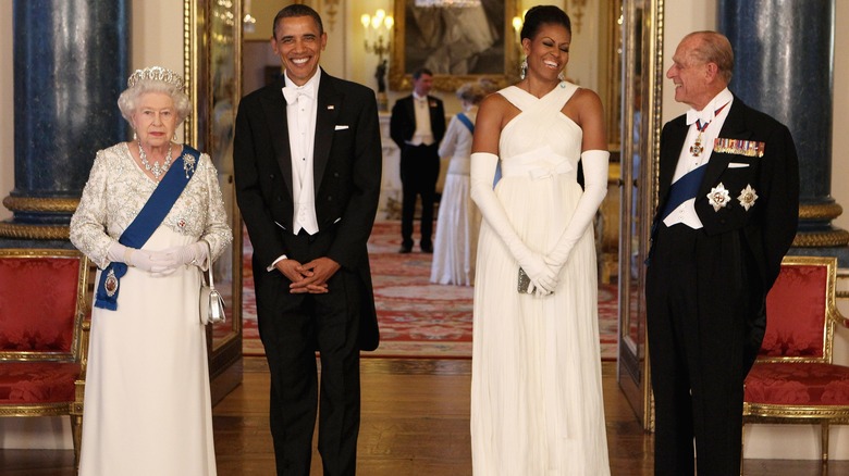 The Royal Family Host the First Family at State Banquet