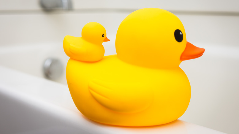 mother and baby rubber duckie