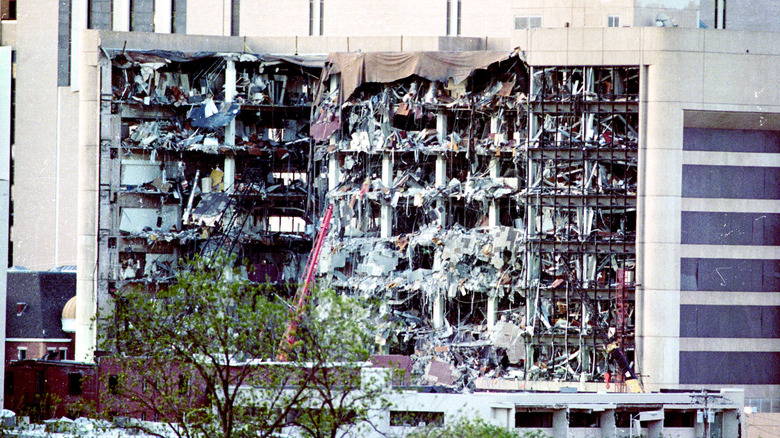 Alfred P. Murrah Federal Building after bombing